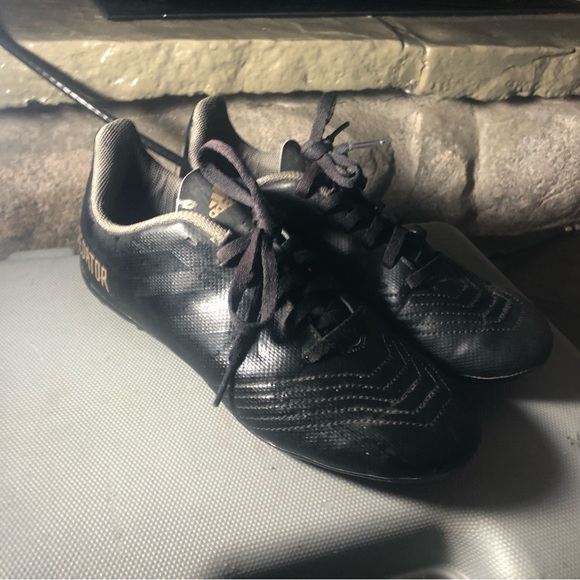 adidas EF8989 Predator 19.4 Flexible Ground Black Junior Soccer Cleats Size 3.5 - Picture 3 of 12